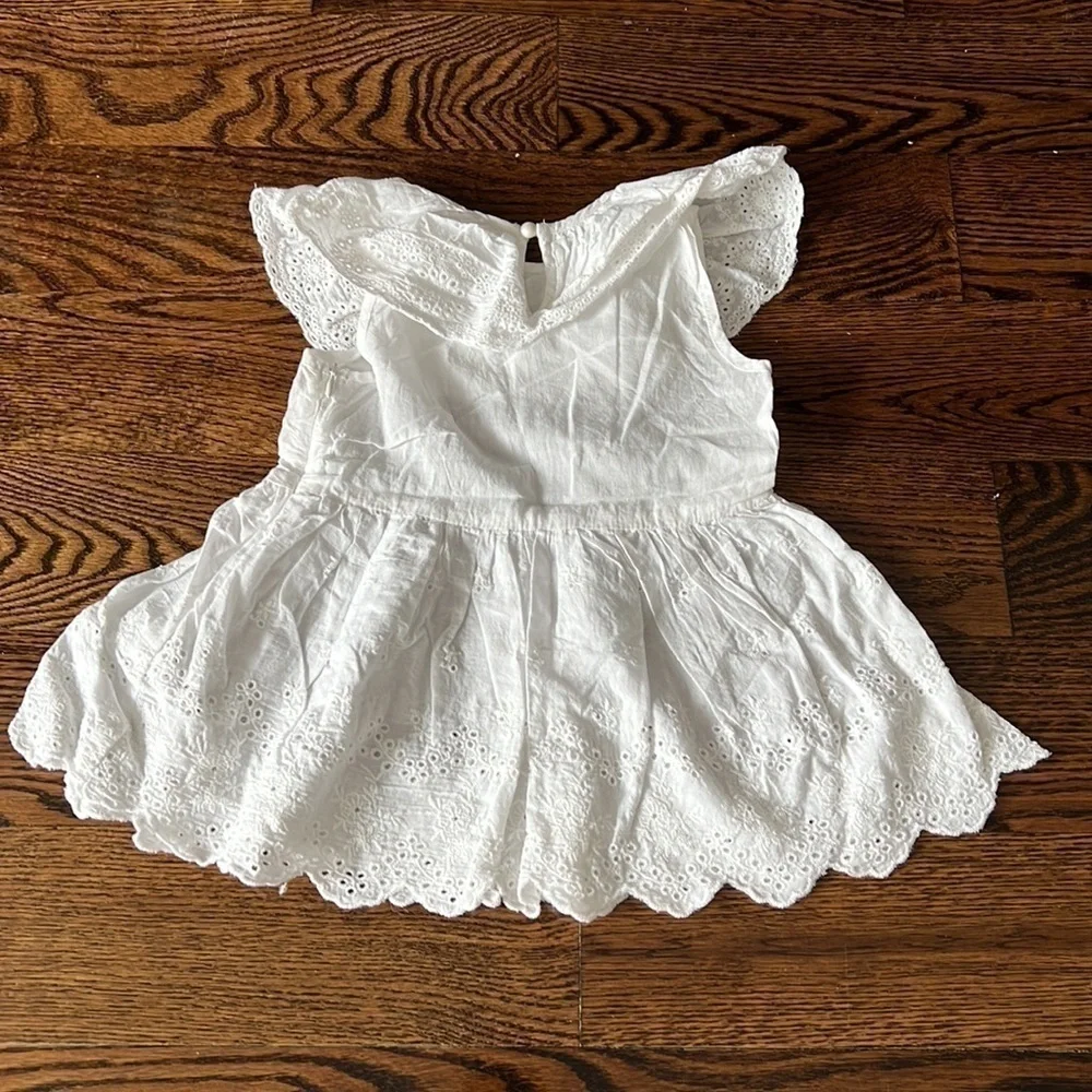 Girls Size 5 Shorts and Top Set with Floral Details - Picture 7 of 7